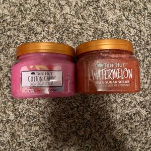 watermelon & cotton candy tree hut scrubs